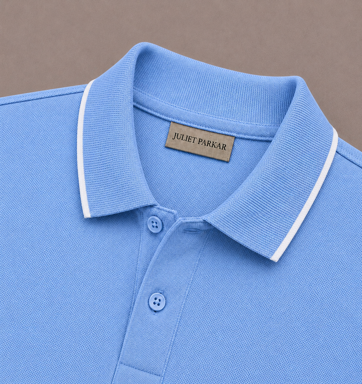 Sky Blue Cotton Classic Polo