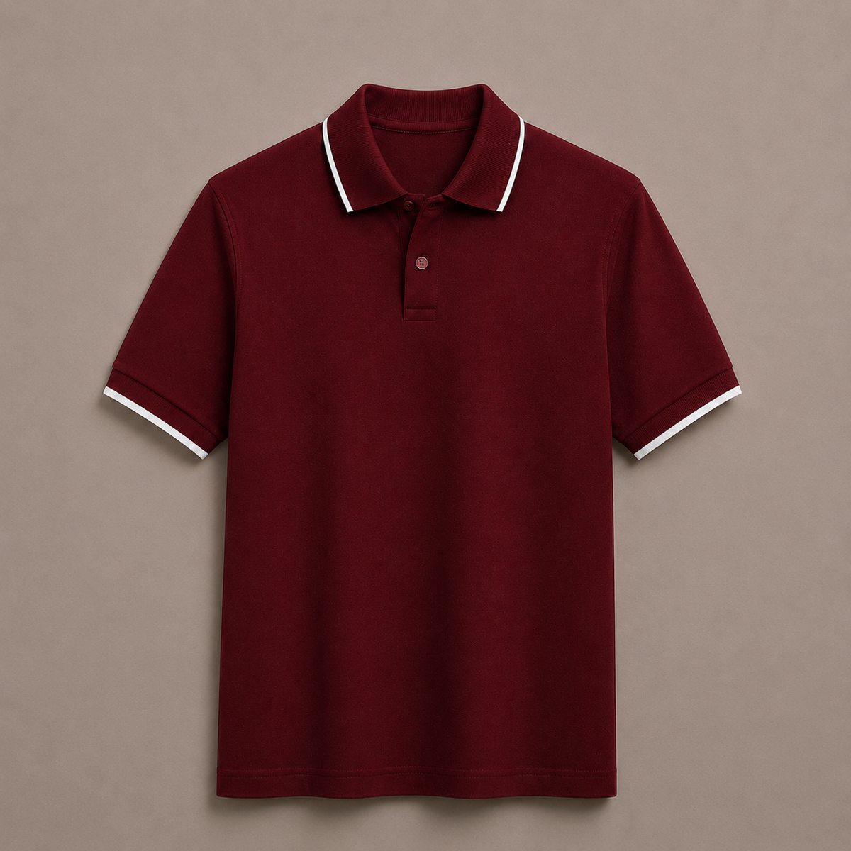 Wine Cotton Classic Polo