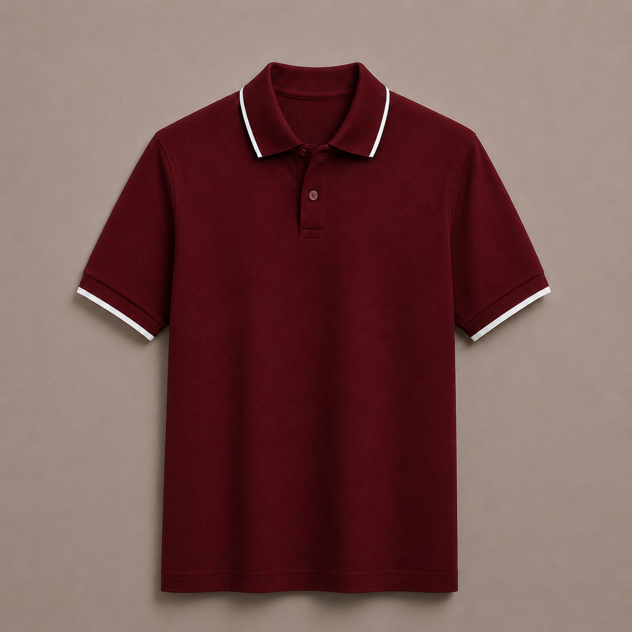 Wine Cotton Classic Polo