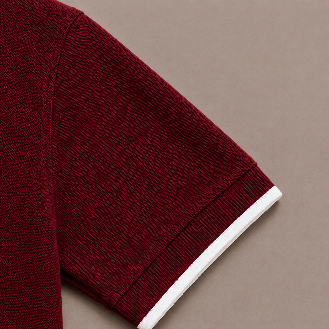 Wine Cotton Classic Polo
